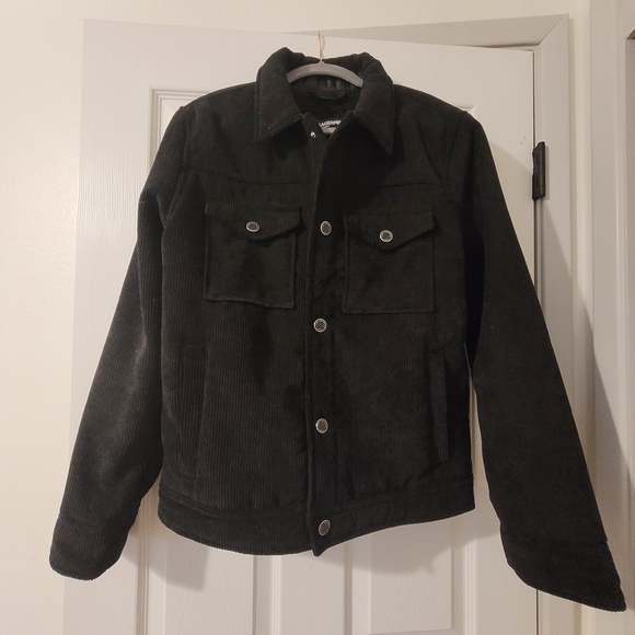 Karl Lagerfeld Other - Karl Lagerfeld Black Corduroy Trucker Jacket​